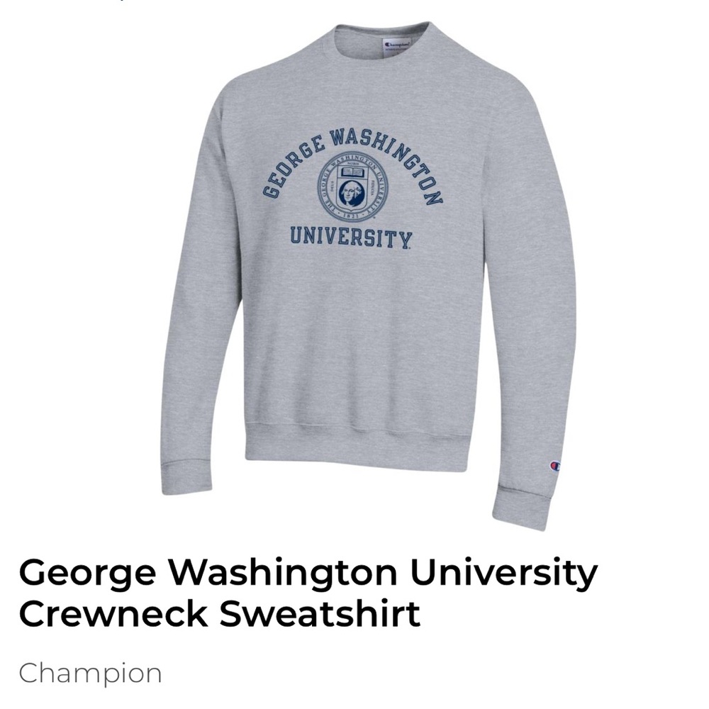 George Washington University
Crewneck Sweatshirt XS